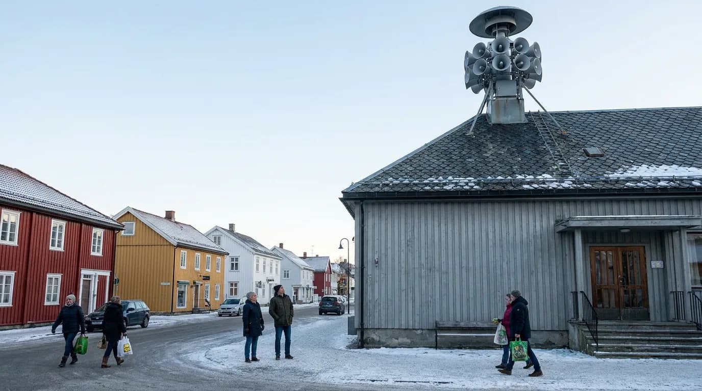 Praktisk illustrasjon av befolkningsvarsling som del av varsling og kommunikasjon hjemme.