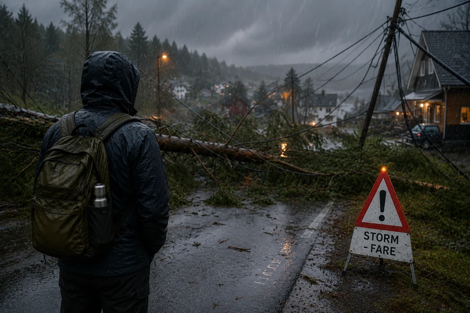 Praktisk illustrasjon av risiko som del av grunnleggende egenberedskap hjemme.