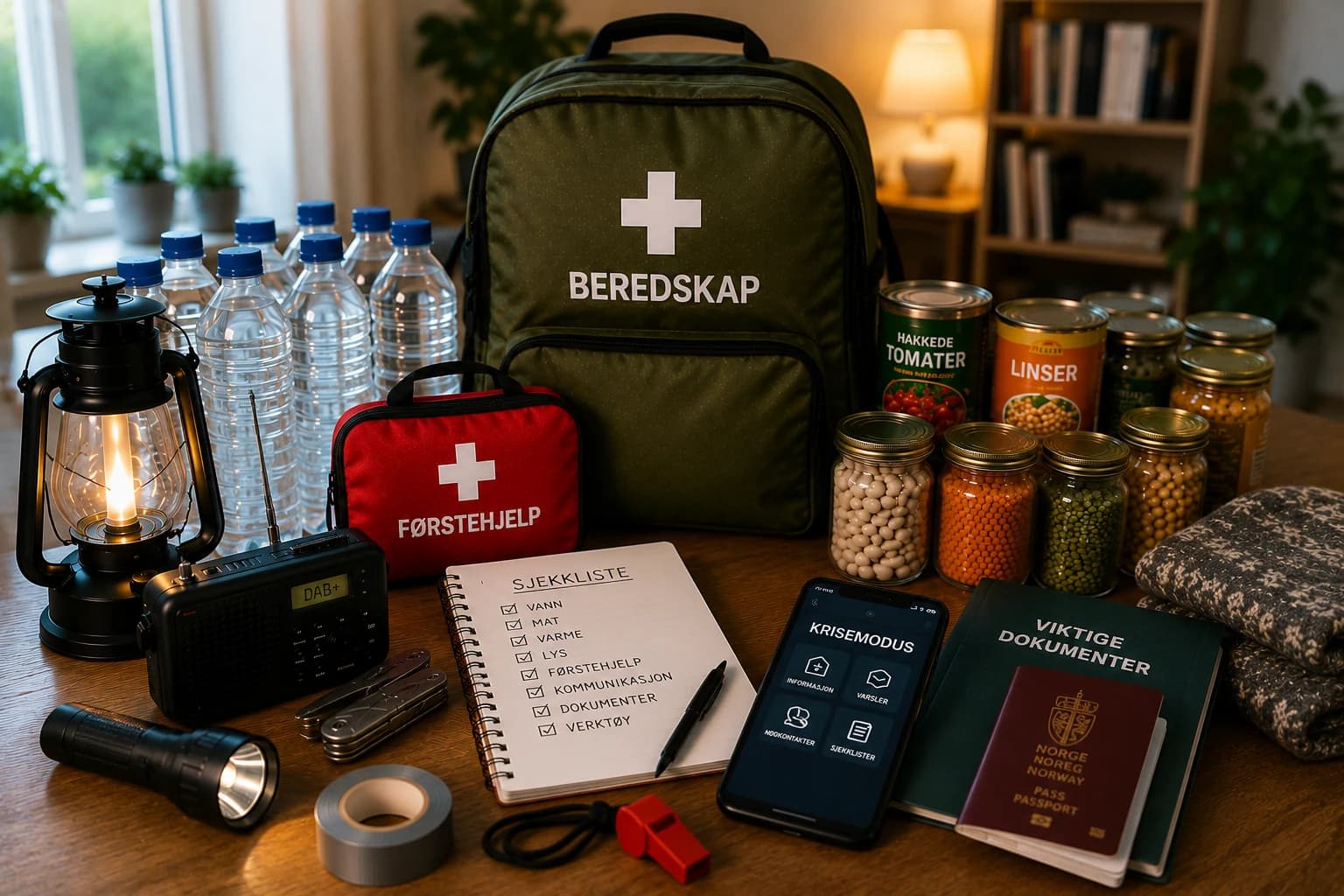 Alternativ illustrasjon for ordlistesiden om beredskapslager på Forsvarlig.no.
