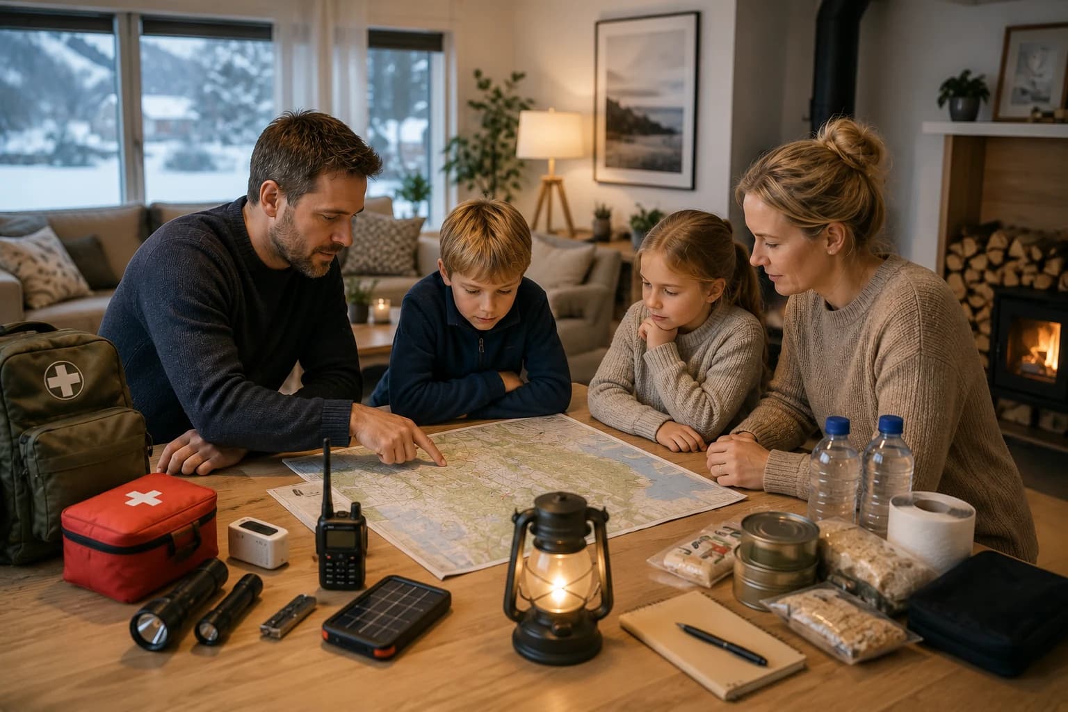 Alternativ illustrasjon for ordlistesiden om evakueringsplan på Forsvarlig.no.