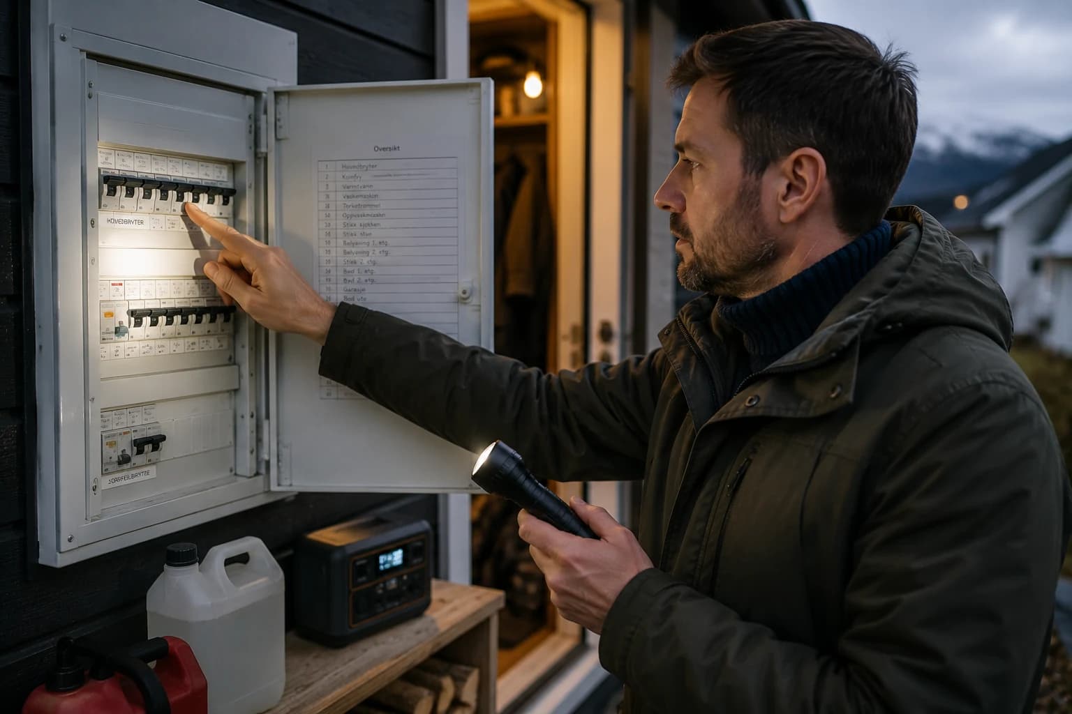 Alternativ illustrasjon for ordlistesiden om strombrudd på Forsvarlig.no.