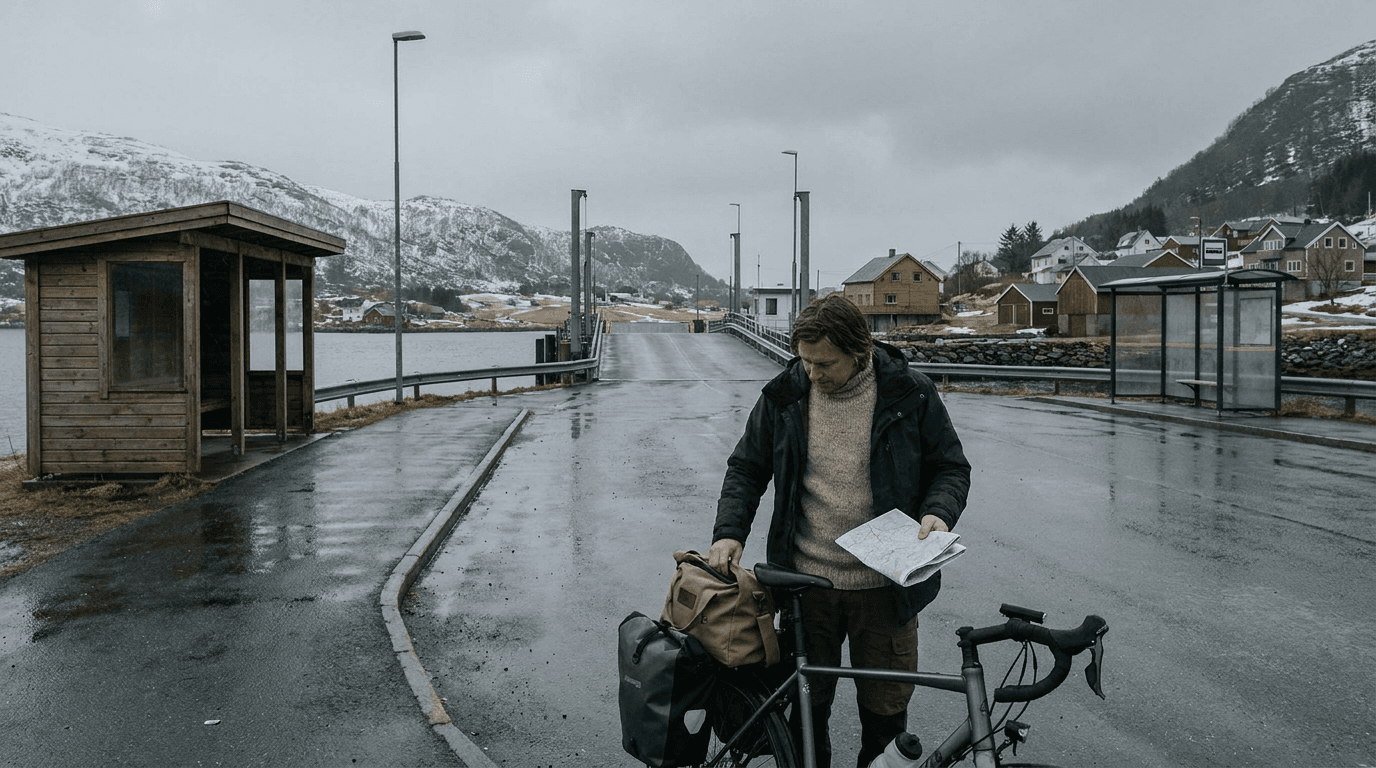 Praktisk illustrasjon av transportstans som del av hendelser som kan påvirke hverdagen hjemme.